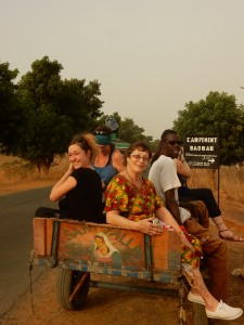 Ballade en charette au campement baobab