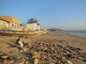 Les plages d'où partent les pêcheurs...